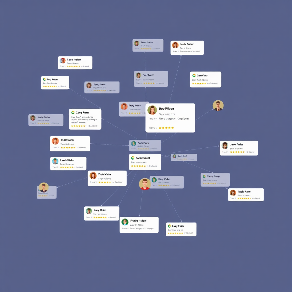 Flugsvamp darknet forum visualization showing interconnected users and reputation indicators